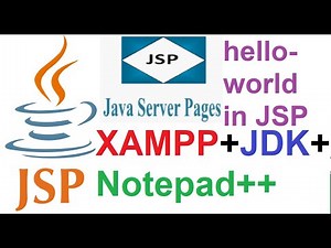 hello world in JSP (java server pages) Run Java in HTML || Tomcat || XAMPP || On Notepade++