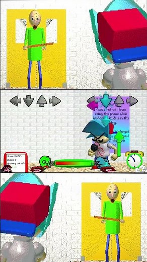 Friday Night Funkin' Baldi's Basics Madness (#baldi #fnfmod) Baldi's VS BF in Gain Ground