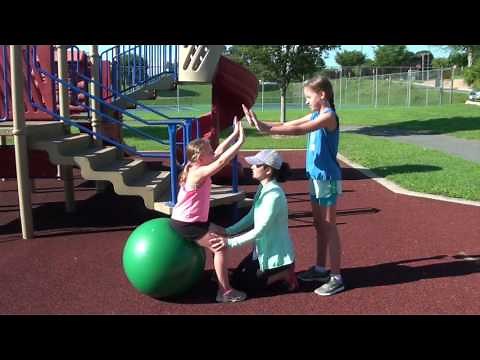 Kids Exercises with Exercise Ball