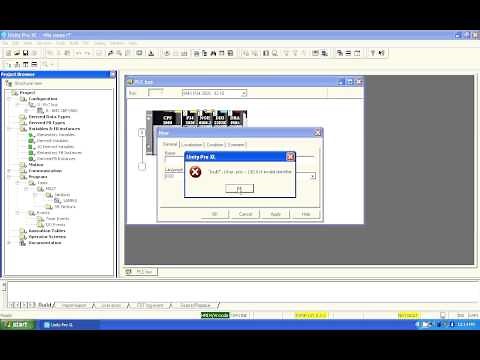 Unity Pro Tutorial-1 - PLC Basic Configuration
