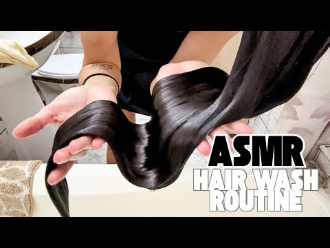 ASMR Hair Wash Routine 💦 Deep Relaxation | Wet Hair Sounds, Scalp Massage (No Talking)