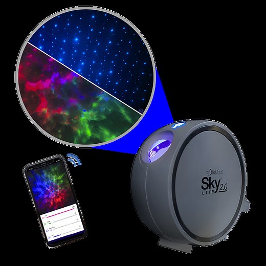 Sky Lite 2.0: Galaxy Light Projector | App Controlled   RGB Cloud - BlissLights