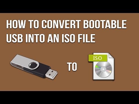 How to convert bootable USB into an ISO file