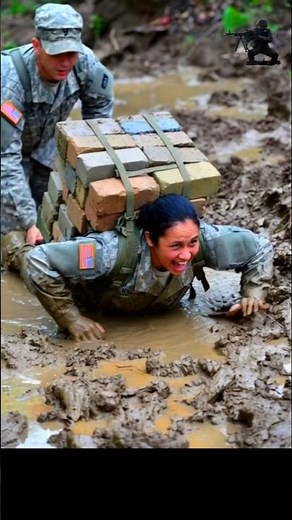 She Survives the Hardest Commando Course! 💥 #militarytraining #army