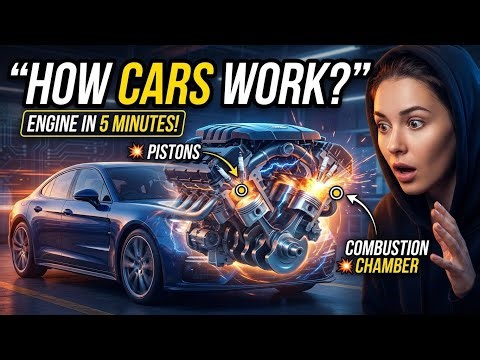 How Cars Work || car engine explained, in Just 5 Minutes! #car