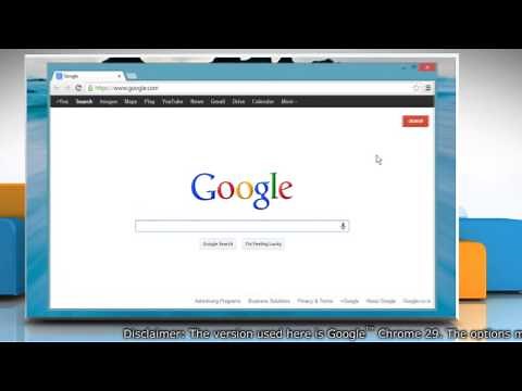 How to enable or disable Autofill in Google™ Chrome on a Windows® 8.1 PC