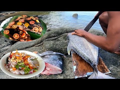 ep.225 Day3 p2 | Catch and Cook MAMSA o Giant Trevally | Niluto sa ibat ibang recipe |
