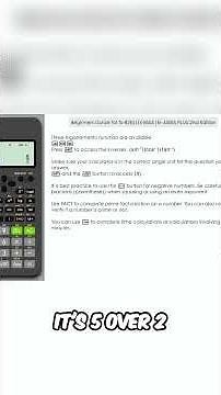 Calculator Tricks Prime Factorization & Time Conversion | Part 1