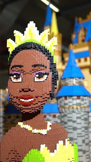 Throwback to when we made the largest LEGO® Disney Castle ever! ✨ #shorts