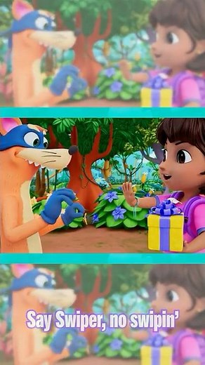 sing along to swiper no swiping (at least you know my name)! 🎶 #shorts