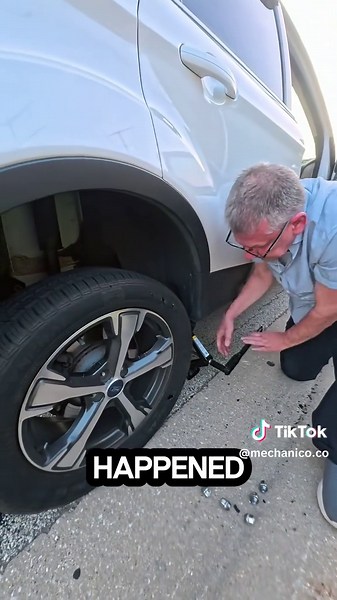 This gentleman is stuck on the side of the road for more than 1 hour trying to get his stuck wheel off of his car. He said another man stopped by but they didn't get have any luck getting it off the vehicle. I'm not a very big person but I have few tricks in mind. Luckily, I did manage to help get his wheel off and get him back on the road. #chicago #mobilemechanic #cookcounty