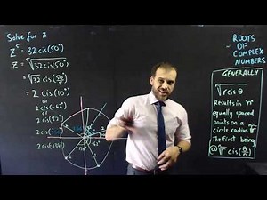 Calculating Roots of a complex number using De Moivre's Theorem