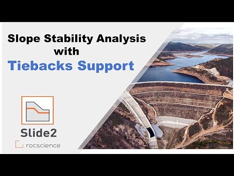 Slope Stability Analysis with Tiebacks support | SLIDE2 Rocscience