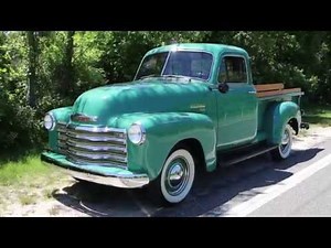 1951 Chevrolet 3100 5 Window Pick Up Truck For Sale