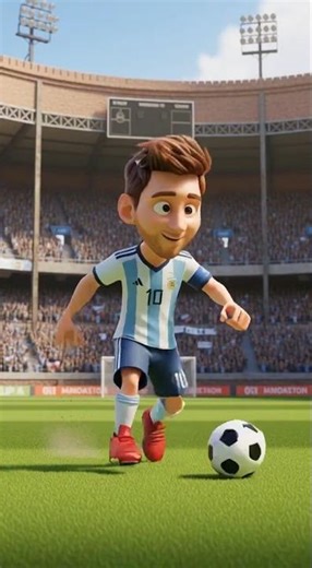 The Greatest Goal in Lionel Messi’s History in Animation – The World Was Shocked! 🤯