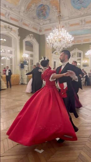 In the majestic ballrooms of Vichy, the waltz infuses timeless elegance and sparks of passion 💫