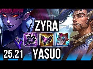 ZYRA vs YASUO (MID) | 7/3/12 | NA Master | 25.21