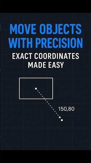 Master AutoCAD: Move Objects to Exact Coordinates Instantly!