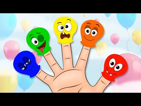 Colorfull Balloon Finger Family Song 🎈🖐️👪 Finger Family Rhymes Collection | Kids Shows Club