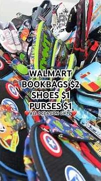 🔥 Walmart $1 & $2 Clearance Haul | Book Bags, Shoes, Sandals & Purses! 🛍️💸 #clearancedeals #deals