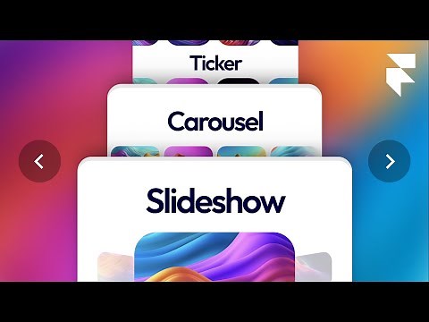Master Carousels in Framer (Slideshow, Ticker & Carousel)
