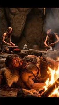 “What Caveman Sleep Looked Like During Freezing Winters | Boring Caveman”