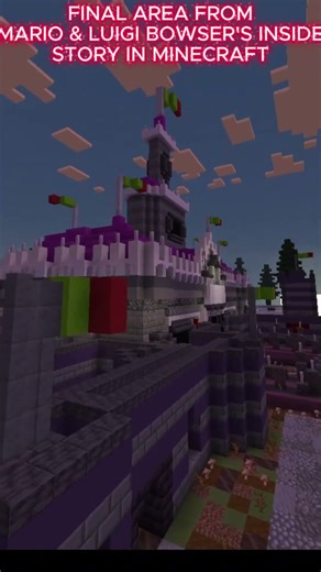 Peach's Castle Gardens from BIS in Minecraft!