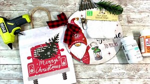 16K views · 534 reactions | Good morning everyone! I always try and find different things to use for my crafts. I saw these gift bags and new the would be perfect to use! See what I did here. Spread it around | We Craft Around | Facebook