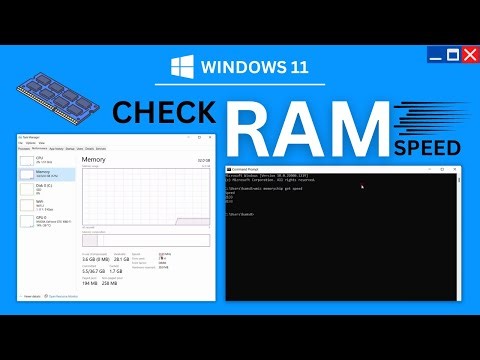 How to Check RAM Speed on Windows 11? | Command Prompt and Task Manager