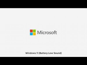 Windows 11 (Battery Low Sound)