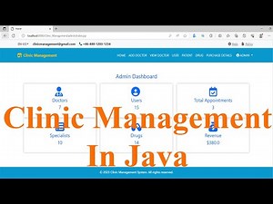 Clinic Management System in Java, JSP Servlet | MySQL
