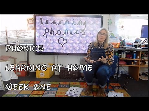 Reception PHONICS Week 1 - Learning At Home