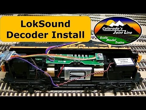 LokSound DCC Sound Decoder Installation in a HO Scale GP9