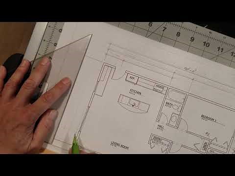 Hand Drafting: Dimensions in a Floor Plan