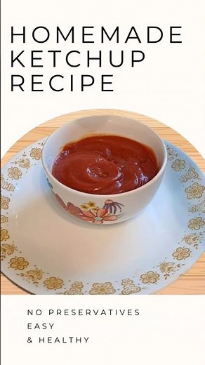 Homemade Ketchup Recipe | No Preservative | Easy and Healthy