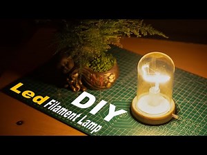 Satisfying DIY LED Filament Desk Lamp | Edison-Style Glow