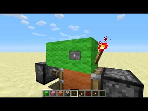 How to build a Simple redstone button on/off switch in minecraft