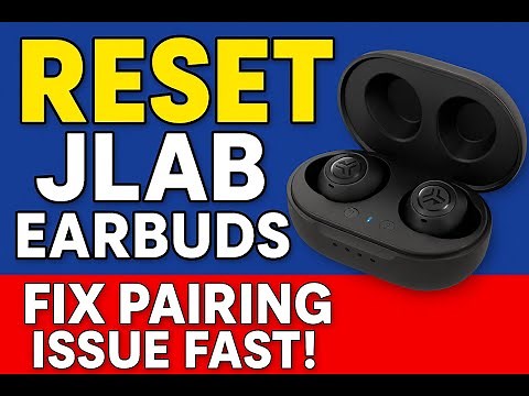How to Factory Reset JLab Earbuds (Fix Pairing & Connection Issues FAST!)
