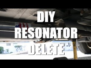 DIY Resonator Delete