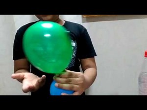 How to blow/inflate a balloon without any pump or your mouth