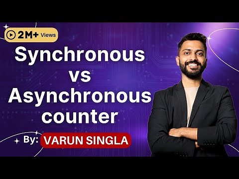Lec - 42: Synchronous vs Asynchronous counter | Digital Electronics