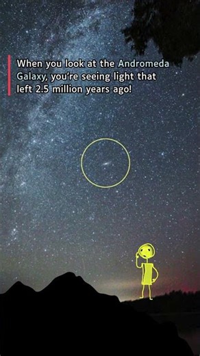 When You See Andromeda, You See Ancient Light #galaxy