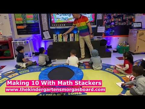 Kindergarten Math Lesson: Making 10 Using MathStackers
