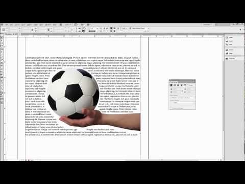 InDesign Tutorial: Wrap Text Around Images, Shapes, and Objects -HD-