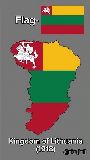 Evolution of Lithuania🇱🇹 #geography #history #map