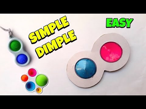 How To Make Simple Dimple #1 | DIY Simple Dimple / Homemade Simple Dimple | Fidget toy TikTok