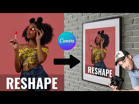 Canva Free Transform Tutorial (2025 Update) -- Match Perspective with the Reshape App