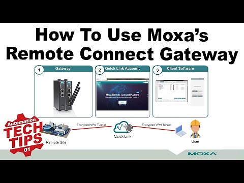 Using Moxa Remote Connect Gateways and Software