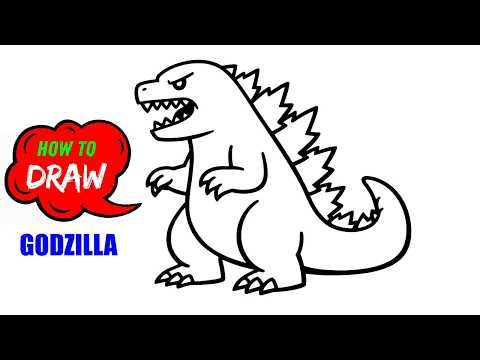 How to Draw GODZILLA Step-by-Step (Easy & Epic!)