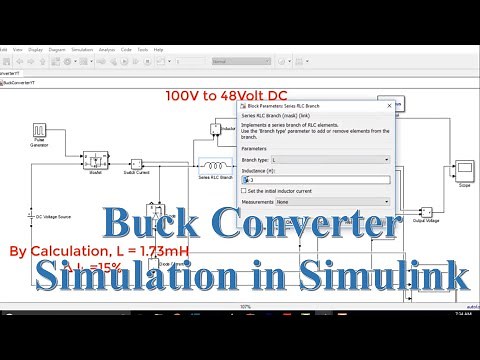 Buck Converter Simulation in Simulink
